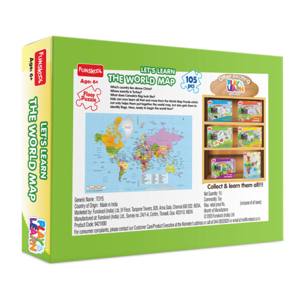 World Map Puzzle Game